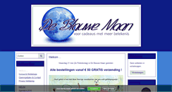 Desktop Screenshot of deblauwemaan.nl
