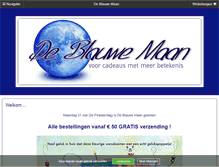 Tablet Screenshot of deblauwemaan.nl